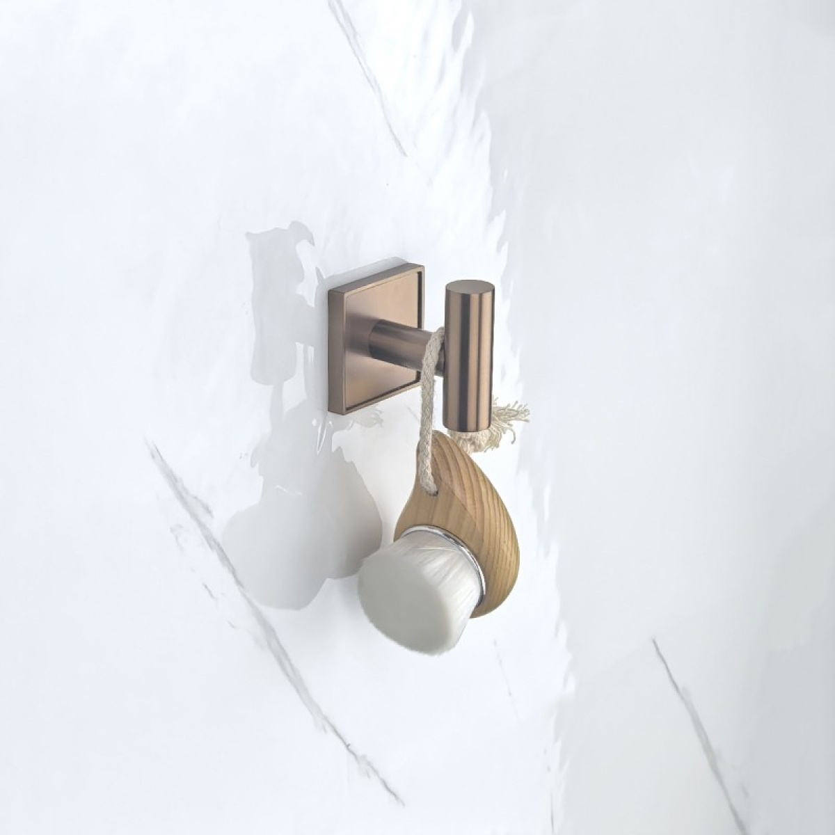 MODENA BRUSH ROSE GOLD μονή κρεμάστρα 3850BRG - Image 2