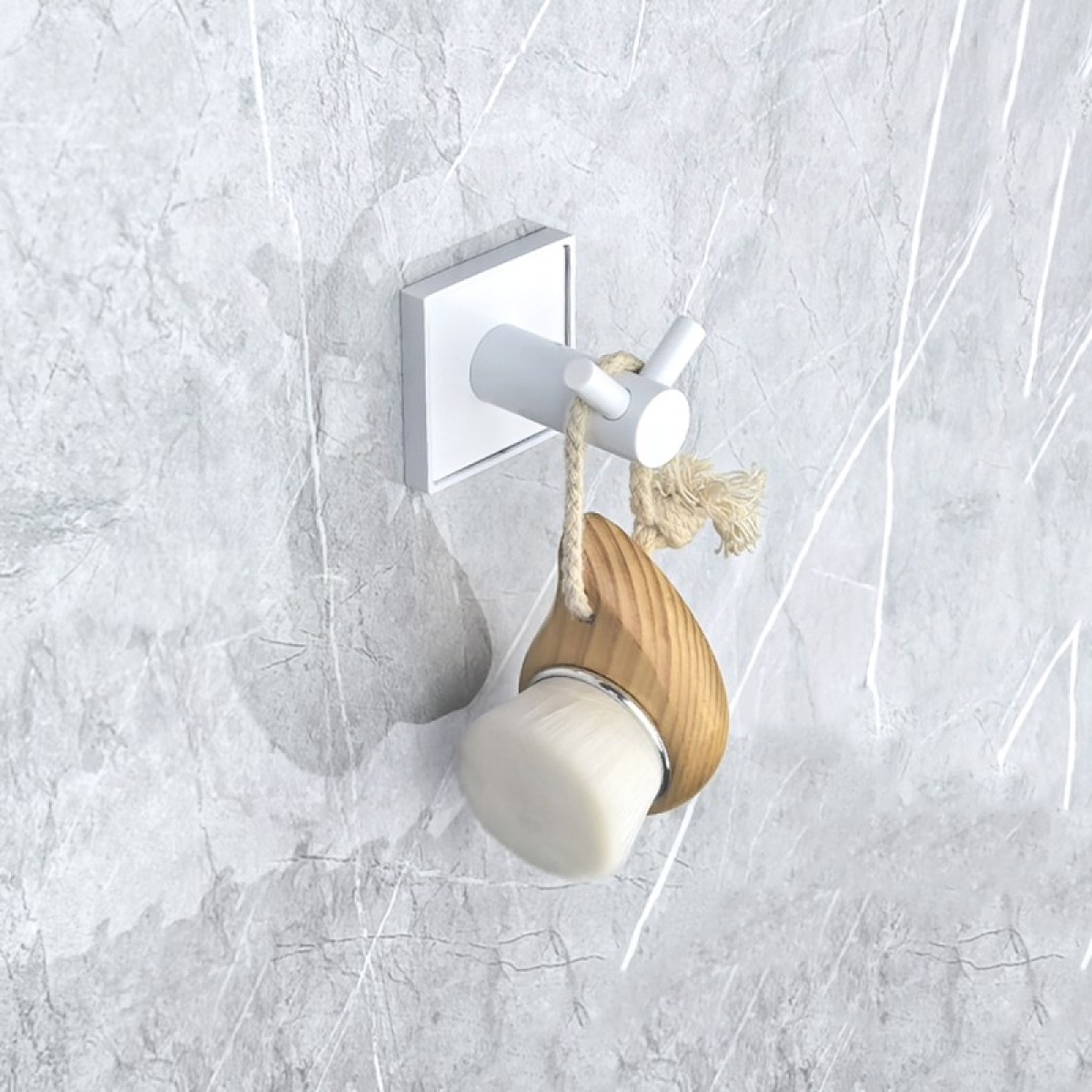 MODENA WHITE MATT διπλή κρεμάστρα 3850-2WM - Image 2