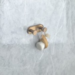 LUSSO BRUSH ROSE GOLD διπλή κρεμάστρα 3653-2BRG - Image 2