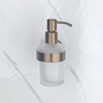 LUSSO BRUSH ROSE GOLD ντισπένσερ 3663BRG - Image 2