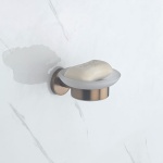 LUSSO BRUSH ROSE GOLD σαπουνοθήκη 3659BRG - Image 2