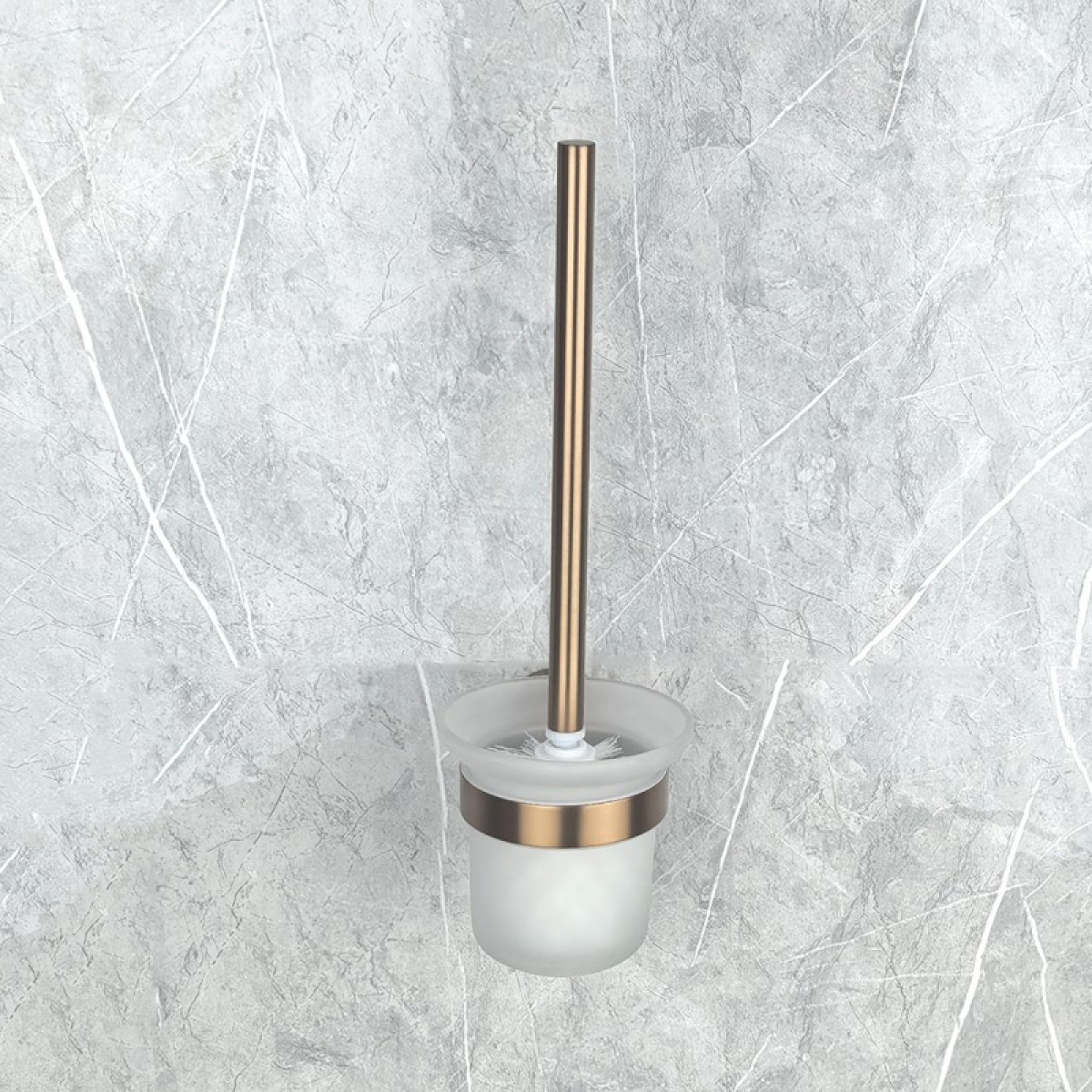 LUSSO BRUSH ROSE GOLD πιγκάλ τουαλέτας 3694BRG - Image 2