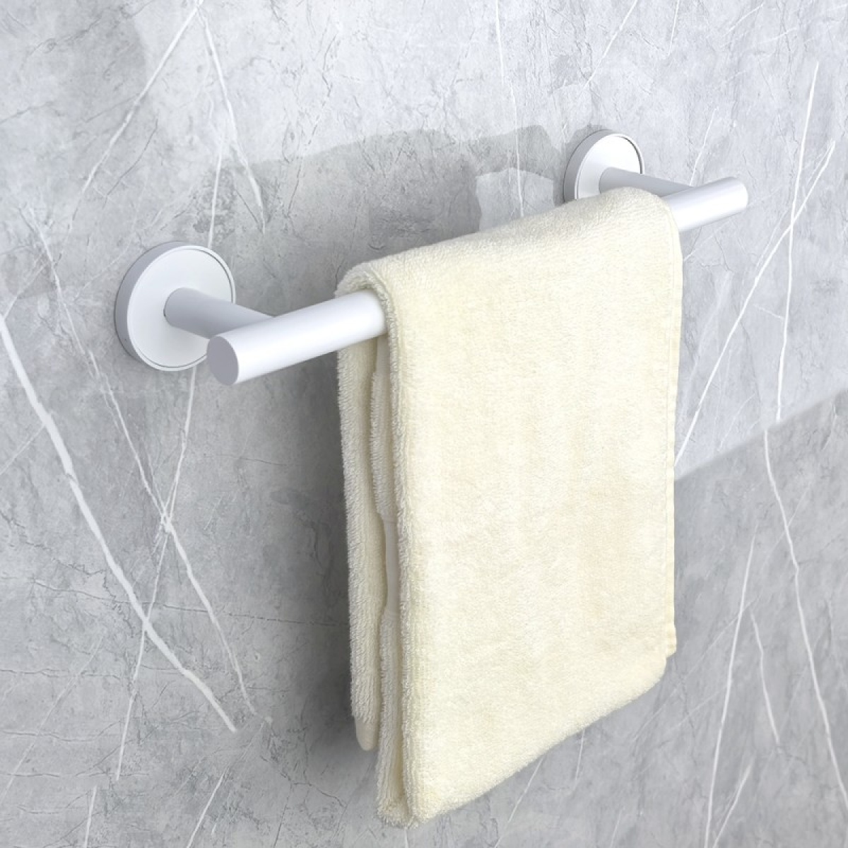 LUSSO WHITE MATT βάση για πετσέτα 30cm 3624WM - Image 2