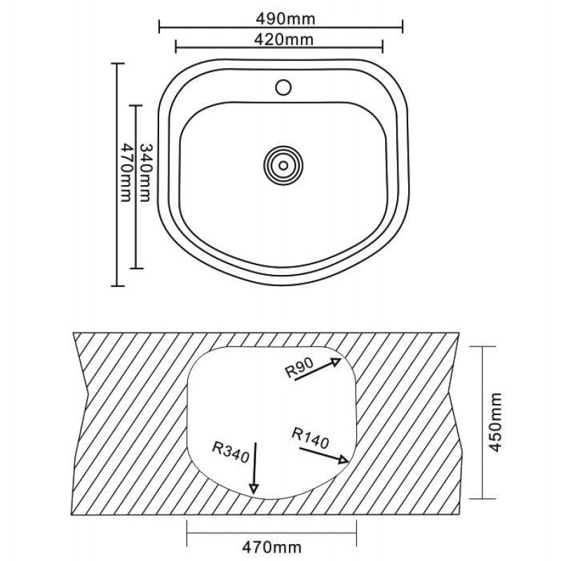 4749-800x800-1 Νεροχύτης κουζίνας αλπακά ICK 4749 - Image 1