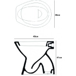 Λεκάνη τουαλέτας ICC 4836 RIMLESS