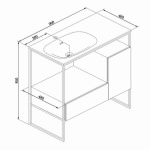 Έπιπλο μπάνιου ICP 4885 - Image 2