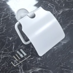 LUSSO WHITE MATT χαρτοθήκη τουαλέτας 3651WM - Image 3