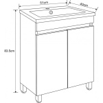 Έπιπλο μπάνιου PVC ICP 5081 - Image 3