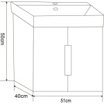 Έπιπλο μπάνιου PVC ICP 5150 - Image 2