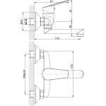 Ορειχάλκινη μπαταρία ALFI ICF 5251123 7215 - Image 2