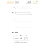 Έπιπλο μπάνιου PVC ICP 6027 - Image 3
