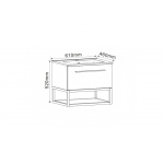 ΣΕΤ PVC ΕΠΙΠΛΟ ΜΠΑΝΙΟΥ SIMON 6050-039 + ΝΙΠΤΗΡΑΣ 6066G - Image 3