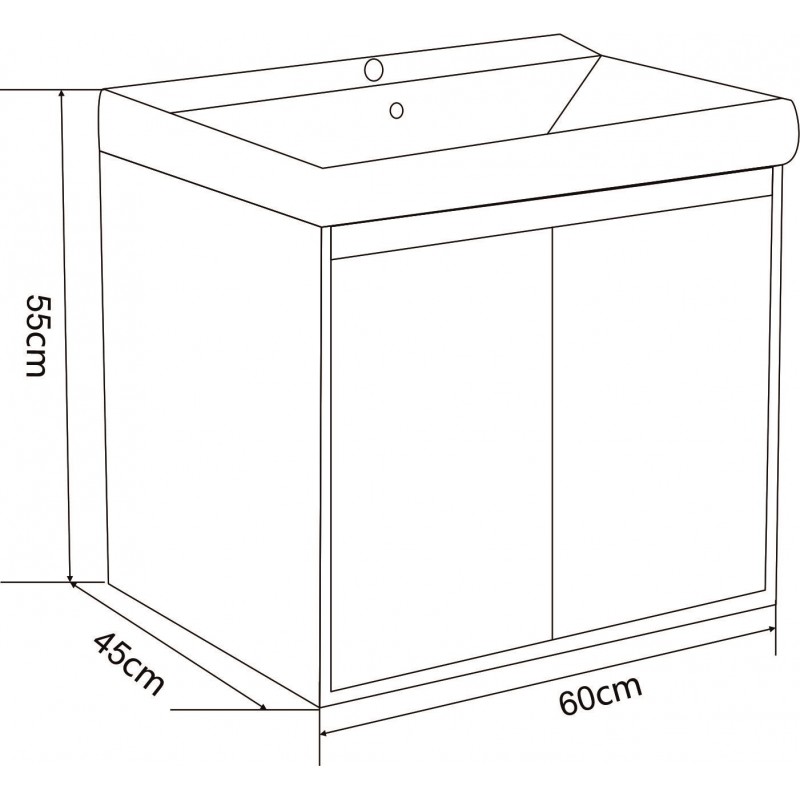 6055wooden-800x800-1 Έπιπλο μπάνιου PVC ICP 6055 WOODEN - Image 1