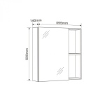 Ντουλάπι μπάνιου DI LEGNO 6060-14 - Image 3