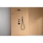 CATARINE MATT BLACK εντοιχιζόμενη μπαταρία ντους 634503MB