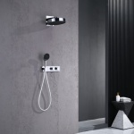 BIAGIO CHROME εντοιχιζόμενη μπαταρία ντους 634577C