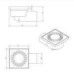 Σιφόνι δαπέδου ICD 6412 - Image 2