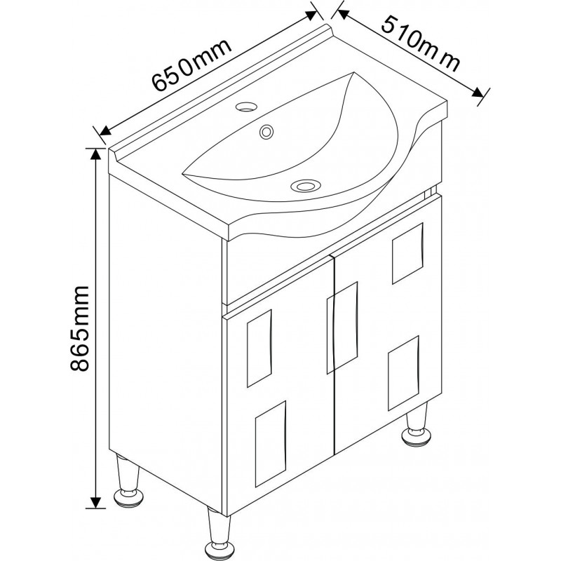 6592-800x800-1 Έπιπλο μπάνιου ICP 6592 - Image 1
