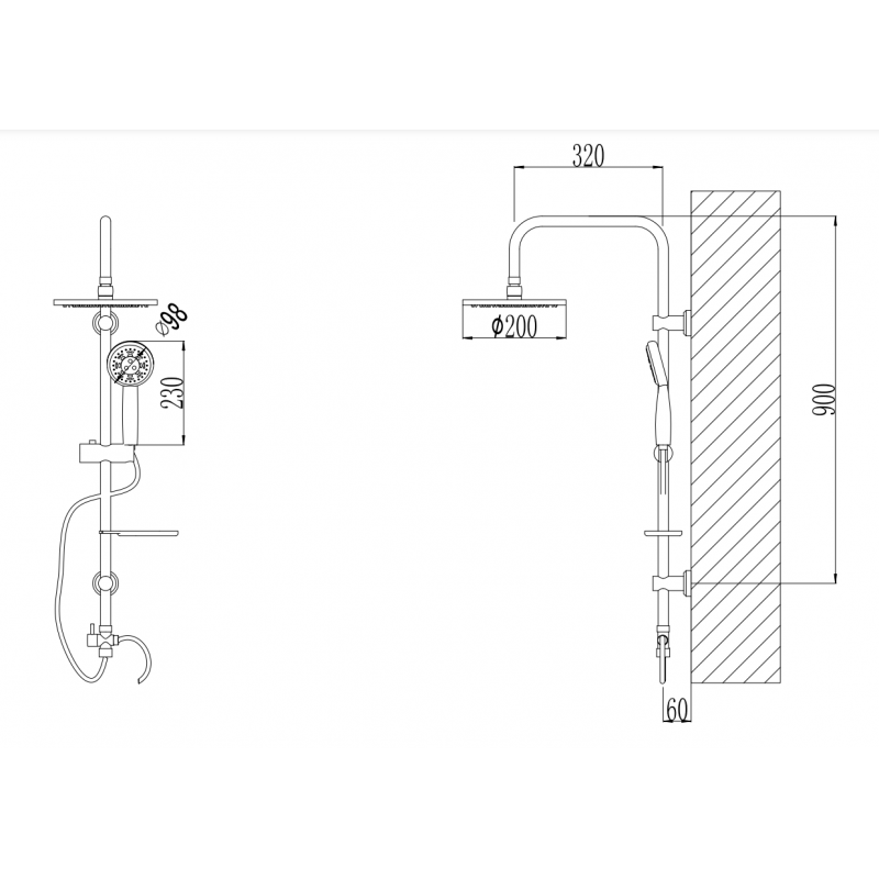 6641-800x800-1 Σύστημα ντους ICT 6641 - Image 1