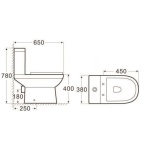 Monoblock ICC 6782NEW RIMLESS - Image 2