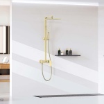 Σύστημα ντους ICT 6891 BRUSH GOLD