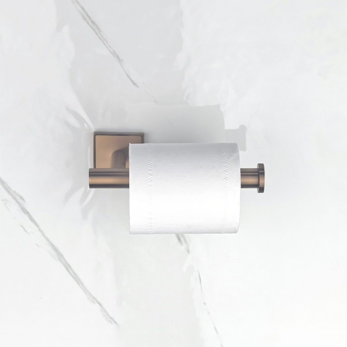 MODENA BRUSH ROSE GOLD χαρτοθήκη τουαλέτας 3851-1BRG - Image 2