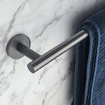 LUSSO GUN GREY βάση για πετσέτα 60cm 3625GG - Image 2