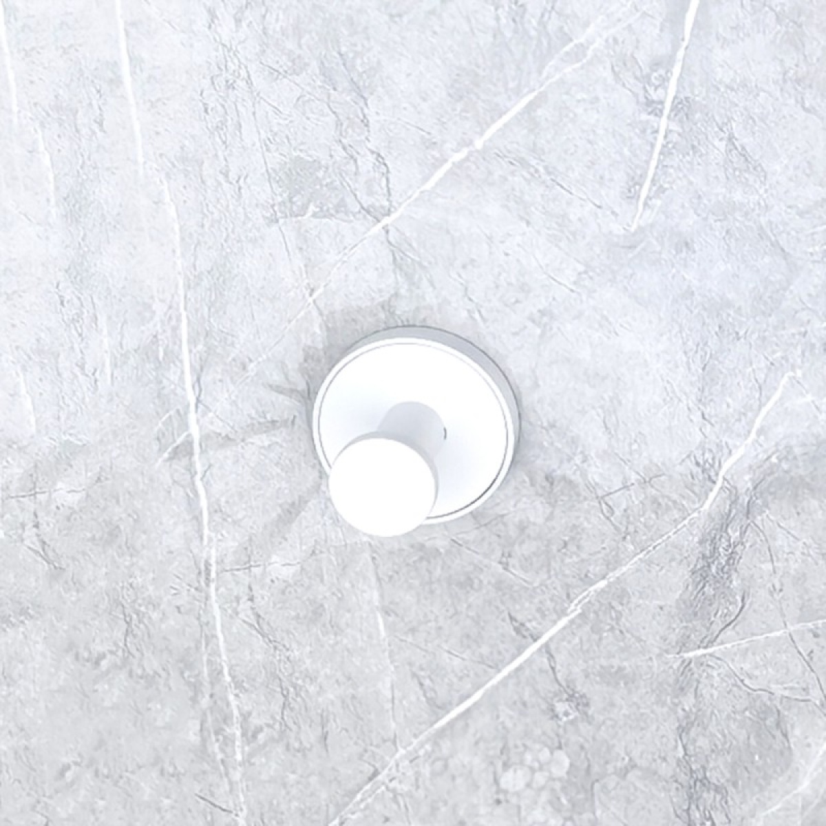 LUSSO WHITE MATT μονή κρεμάστρα 3653-1WM - Image 3