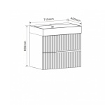 PVC έπιπλο ELORIA 7056DG - Image 3