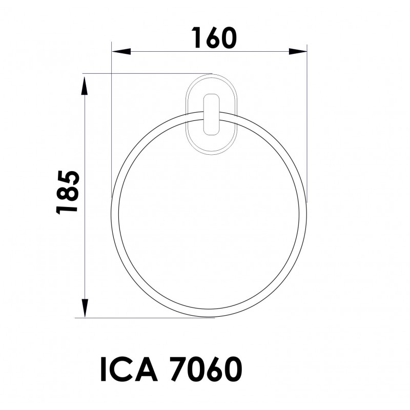 7060-800x800-1 Αξεσουάρ μπάνιου Άργκο ICA 7060 - Image 1
