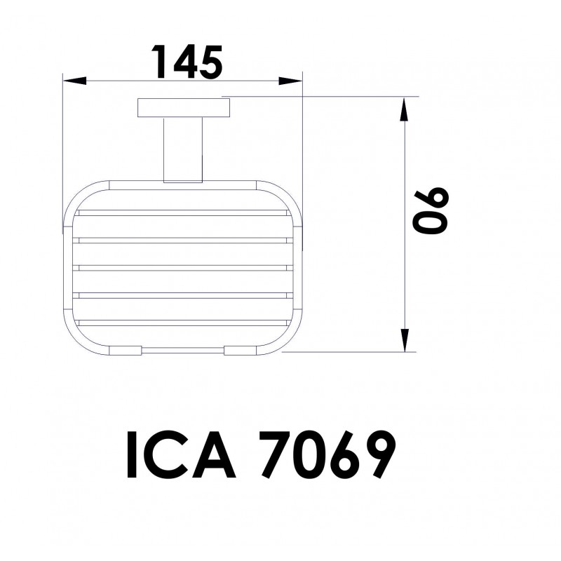 7069-800x800-1 Αξεσουάρ μπάνιου Άργκο ICA 7069 - Image 1