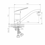 Ορειχάλκινη μπαταρία ALFI ICF 7251123 - 15 - Image 2