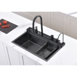 Νεροχύτης κουζίνας 7547PVD BLACK + μπαταρία 7567131MB