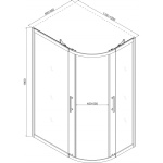 Καμπίνα ντους ICS 787 WHITE - Image 2