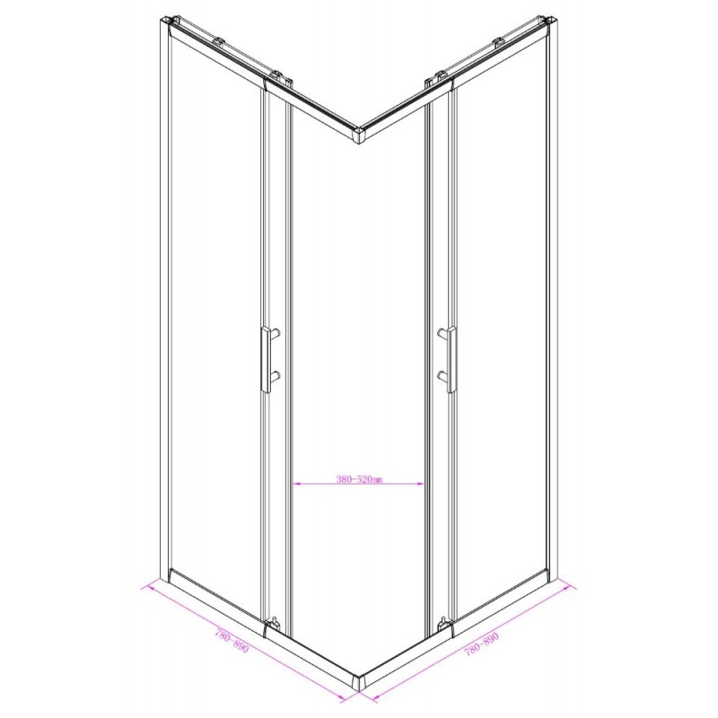 789-800x800-1 Καμπίνα ντους ICS 789TR - Image 1