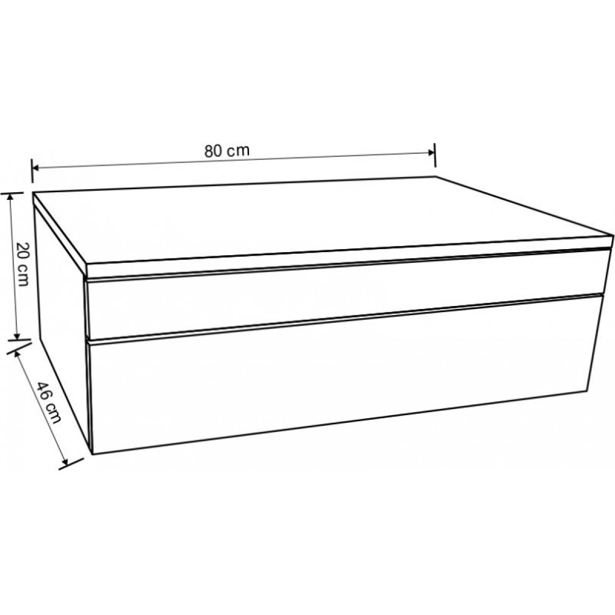 Έπιπλο μπάνιου ICP 8020-2 - Image 3