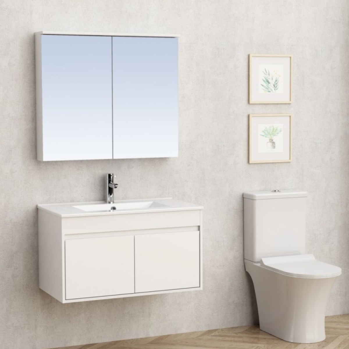 KD PVC έπιπλο μπάνιου AKADIA 8045-45 - Image 3