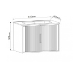 Έπιπλο μπάνιου AREZZO 8045 WOODEN με λευκό νιπτήρα 8066 - Image 3