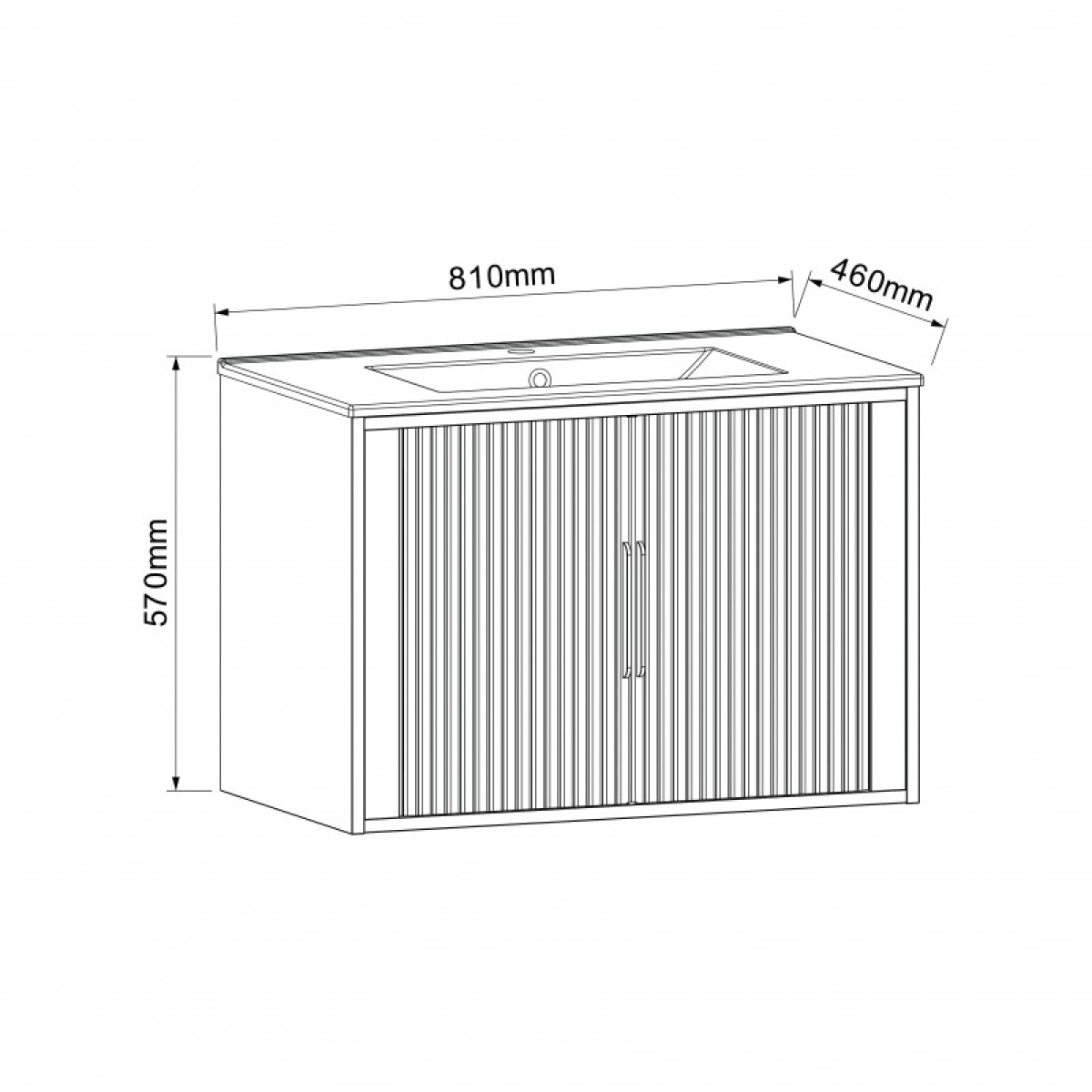 ΕΠΙΠΛΟ ΜΠΑΝΙΟΥ 8045 WOODEN ΜΕ ΝΙΠΤΗΡΑ 8066 ΜΑΥΡΟ ΜΑΤ - Image 3