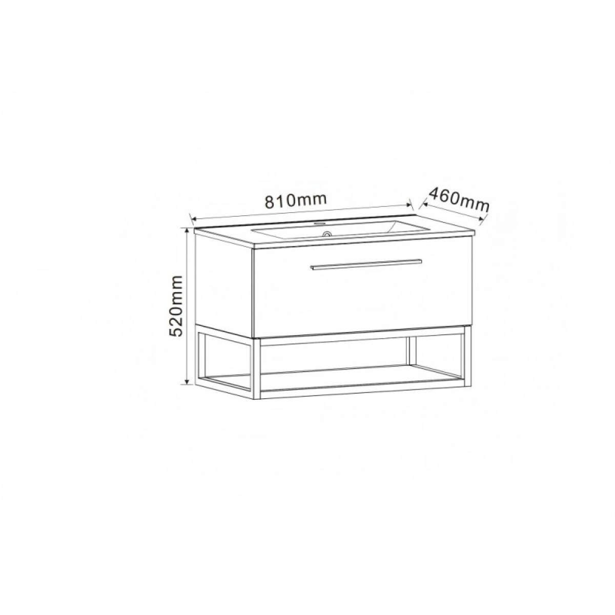 Έπιπλο μπάνιου ICP 8050-039 SIMON - Image 3