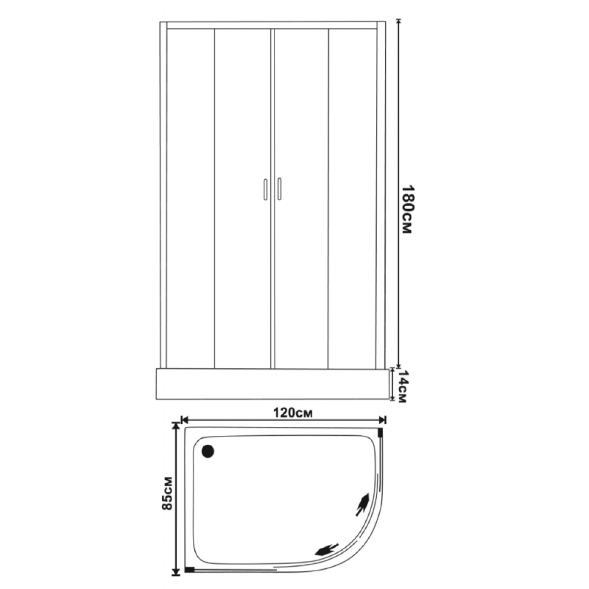 Καμπίνα ντους ICS 839L NEW EASY ASSEMBLE - Image 2
