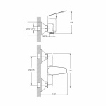 Ορειχάλκινη μπαταρία ALFI ICF 9420123 - Image 3