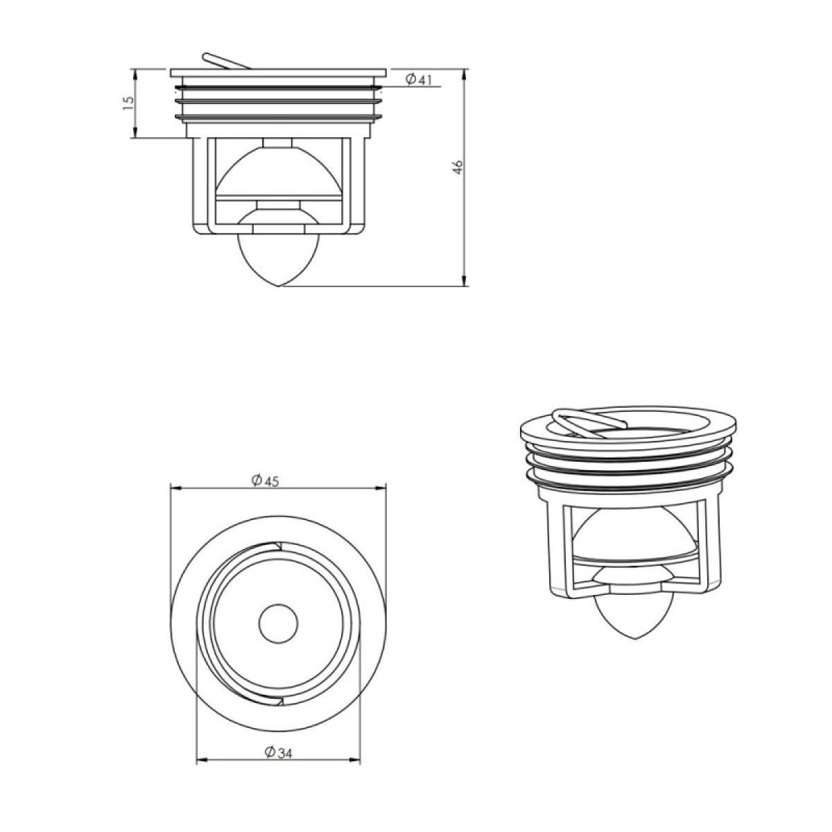Ανταλλακτικά ICD DRY&WET MAGNET SIPHON - Image 2
