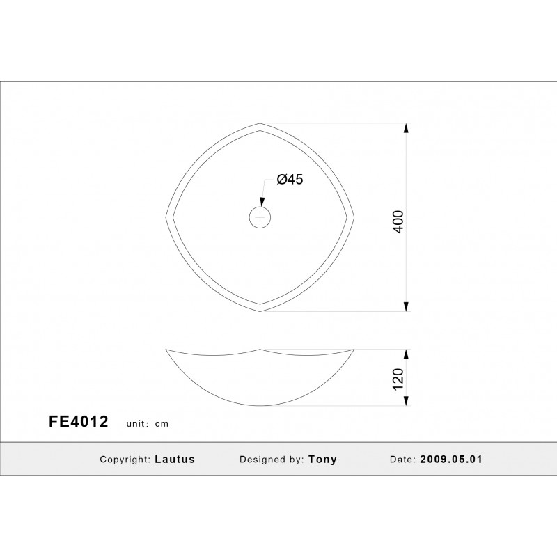 FE4012-800x800-1 Νιπτήρας - ICL 4012S - Image 1