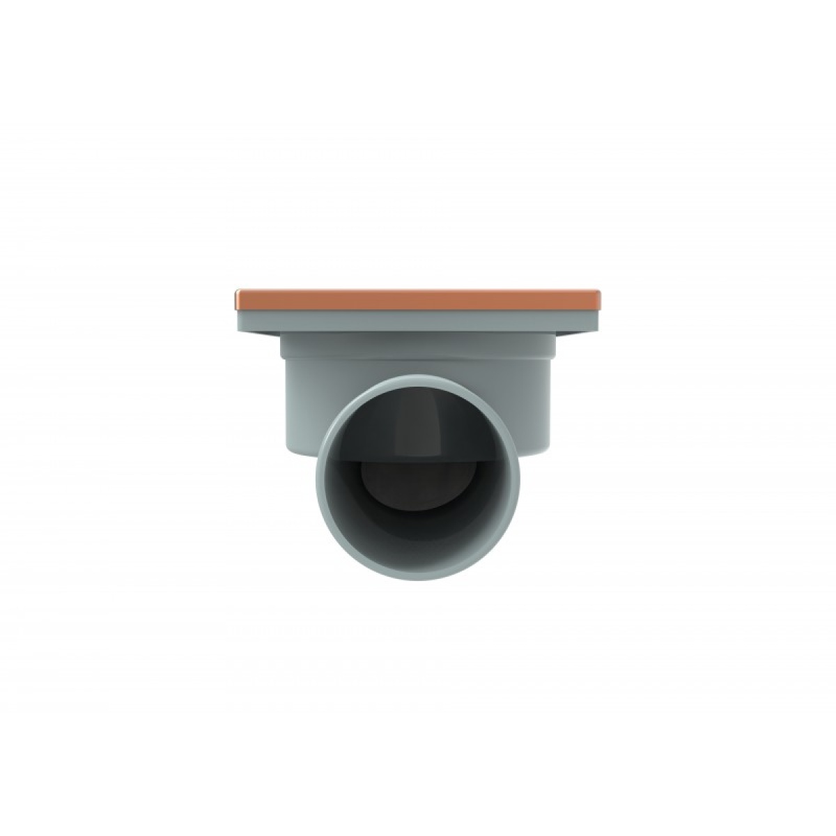 Σιφόνι δαπέδου 100*100mm 6414RG ROSE GOLD - Image 3