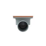 Σιφόνι δαπέδου 100*100mm 6414RG ROSE GOLD - Image 3