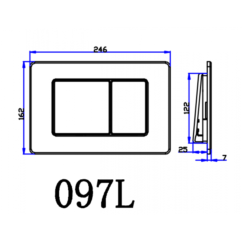 L-size-800x800-1 ΜΠΟΥΤΟΝ ΓΙΑ ΕΝΤΟΙΧΙΖΟΜΕΝΟ ΠΛΑΙΣΙΟ 097L CHROME - Image 1