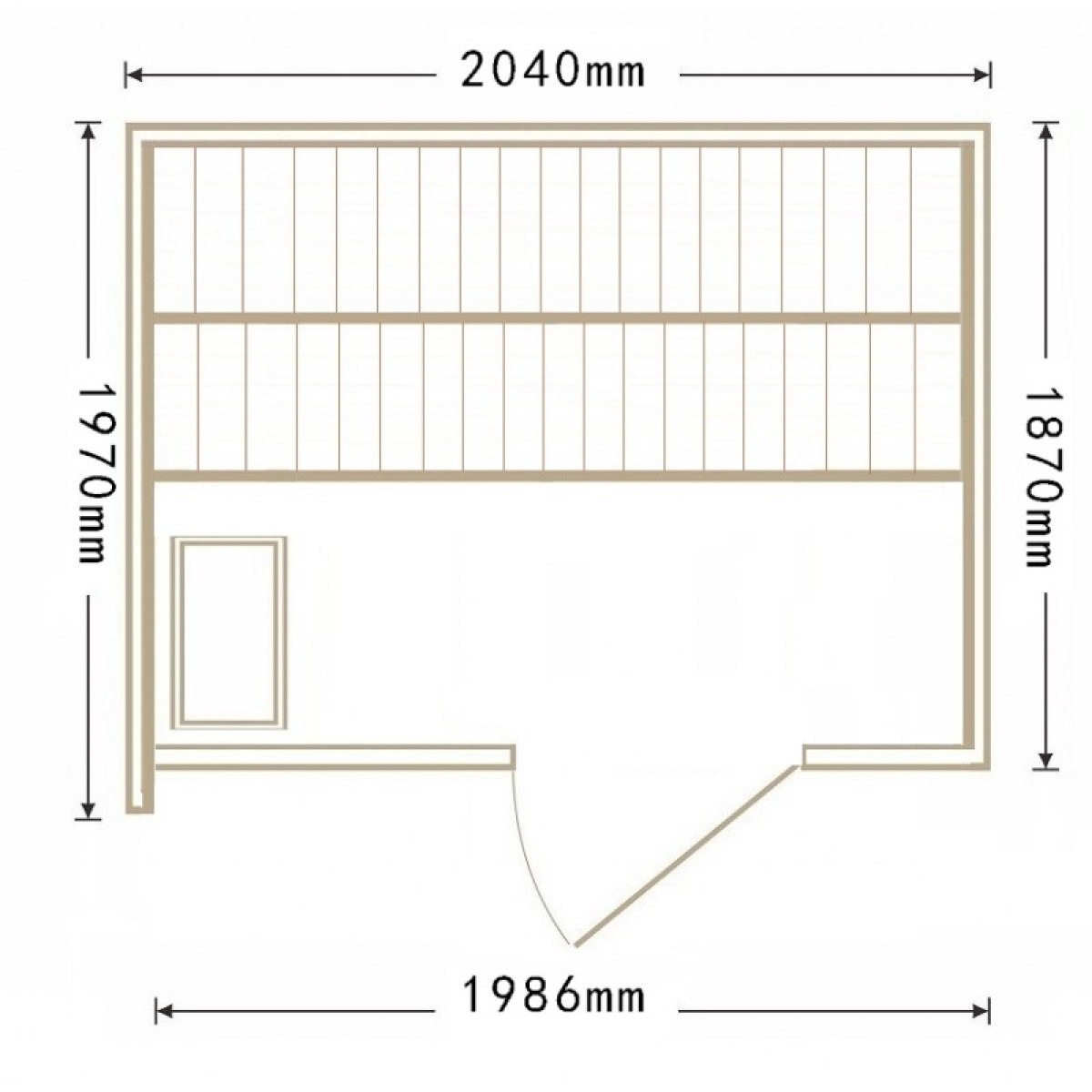 Σάουνα ICL LM-H04 - Image 2