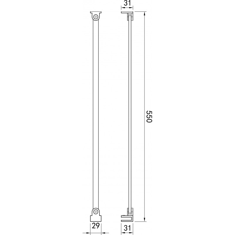 SE113-55D-800x800-1 Βραχίονας για διαχωριστικό ICSP SE113C - 55CM - Image 1