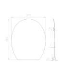 Κάθισμα τουαλέτας ICST 789 ΚΑΡΙ - Image 3
